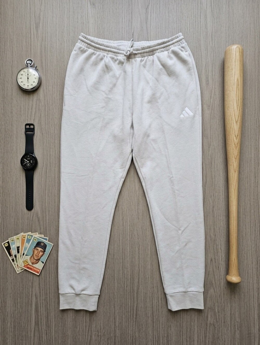 Adidas Feelcozy Fleece Joggers Mens Large Wonder Alumina White Cream Sweatpants